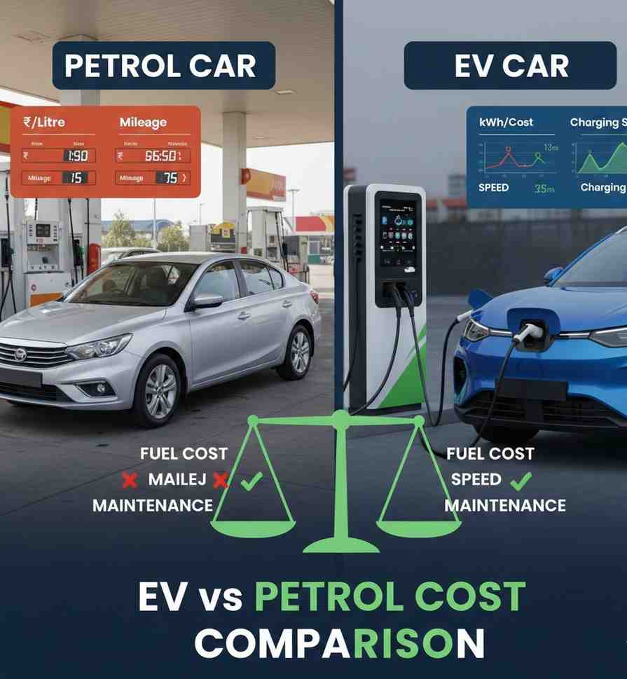 EV vs Petrol Cost Comparison
